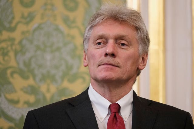 Kremlin spokesman Dmitry Peskov