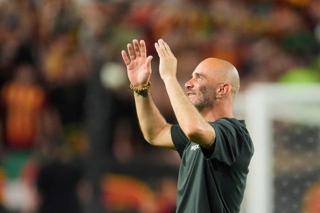 Chelsea manager Enzo Maresca acknowledges fans after the Club World Cup win over Esperance Tunis