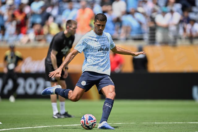Rodri played 66 minutes in Orlando