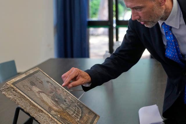 Italy Pompeii Mosaic