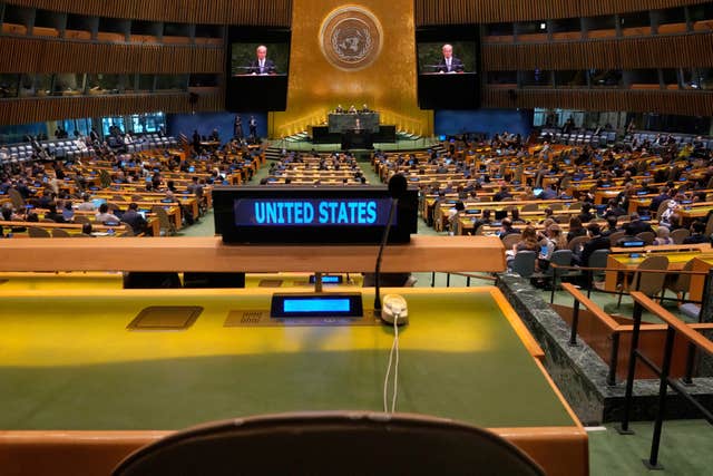 UN Mideast Wars Two State Solution