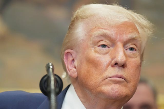 Close-up of Donald Trump