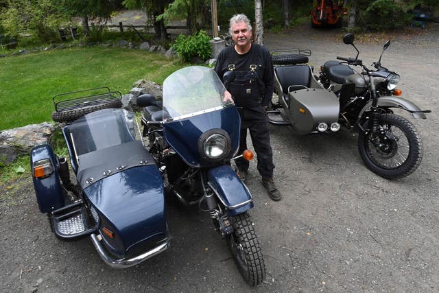 Trump Putin Summit Motorcycle