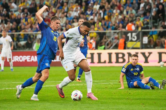 Kylian Mbappe impressed for France against Ukraine