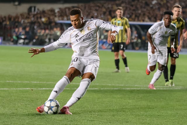 Real Madrid’s Kylian Mbappe