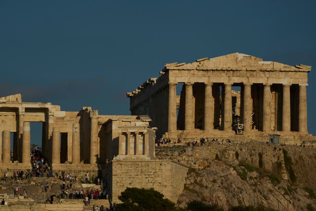 Greece Parthenon Scaffolding Removed