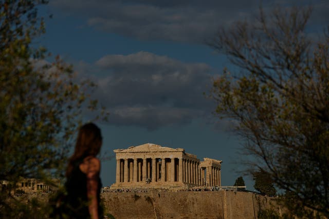 Greece Parthenon Scaffolding Removed