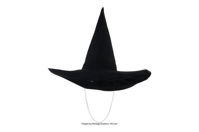 The witch's hat worn by Margaret Hamilton in The Wizard of Oz