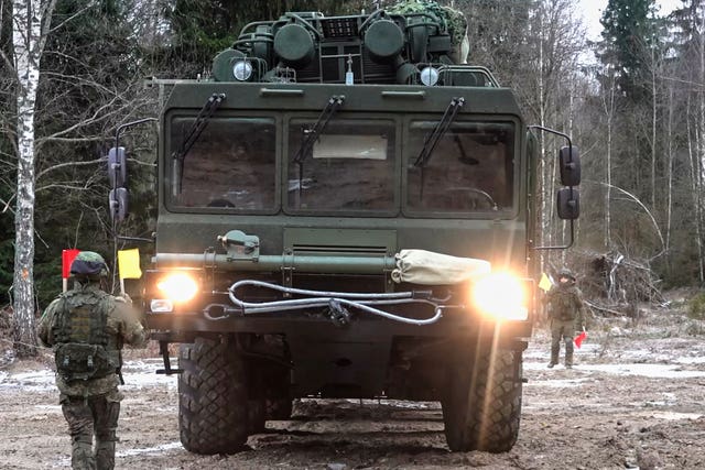 Russia’s Oreshnik missile system seen during a training in Belarus