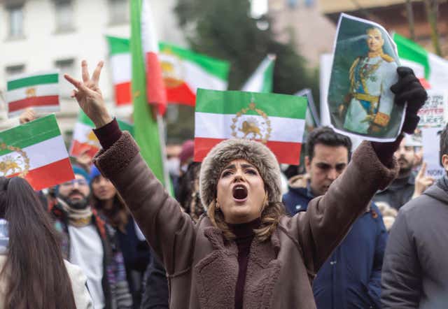 Italy Iran Protests