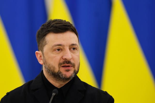 Ukrainian President Volodymyr Zelensky