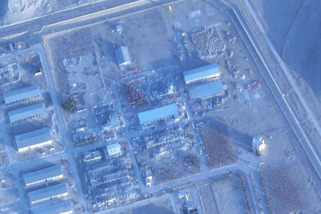 Iran’s Isfahan Nuclear Technology Centre pictured on January 28 2026