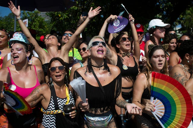 Brazil Carnival revellers