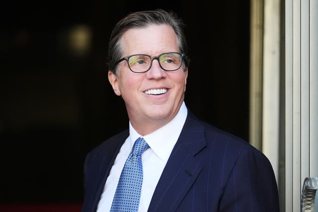 Plaintiffs lawyer Mark Lanier arrives for closing arguments in a landmark trial over whether social media platforms deliberately addict and harm children in Los Angeles