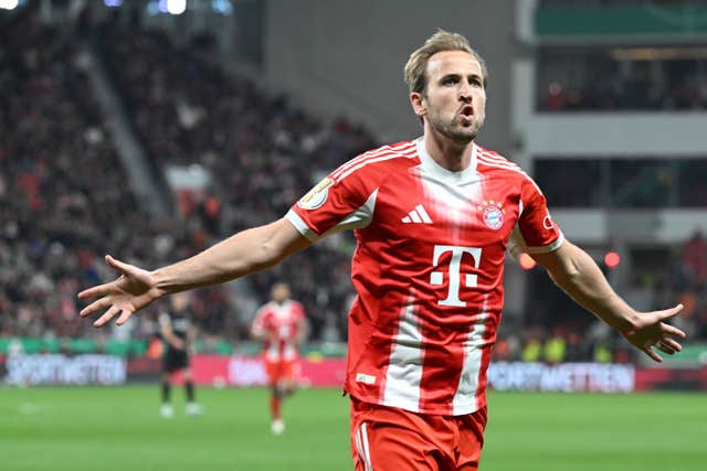 Harry Kane celebrates