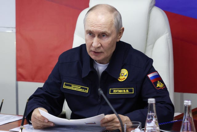 Russian President Vladimir Putin