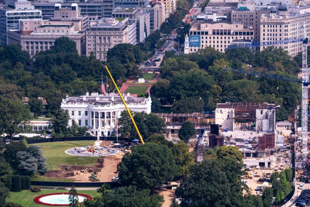 Construction at the White House