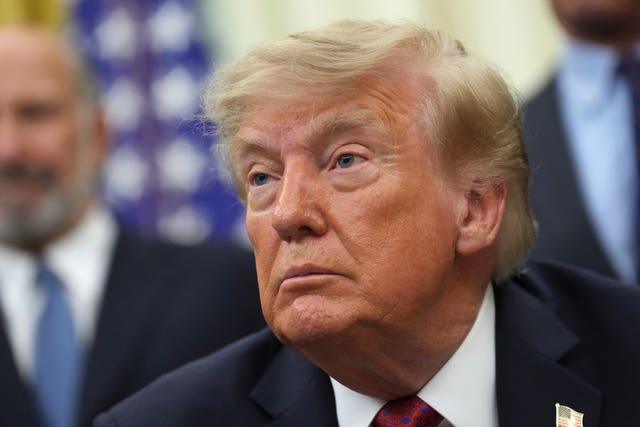 US President Donald Trump