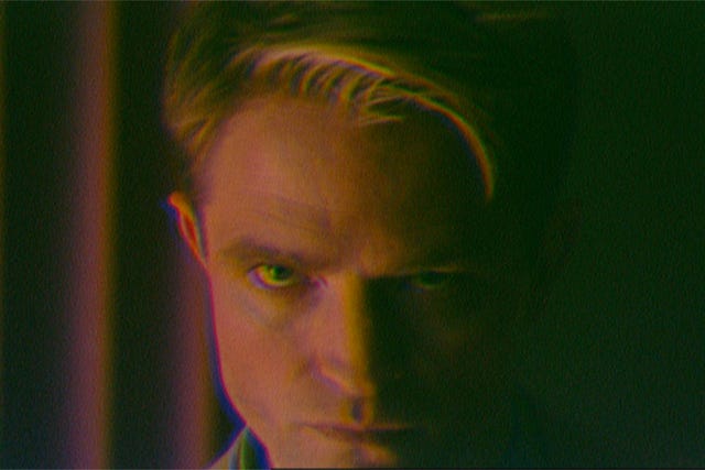 A close-up of Robert Pattinson from the movie Primetime