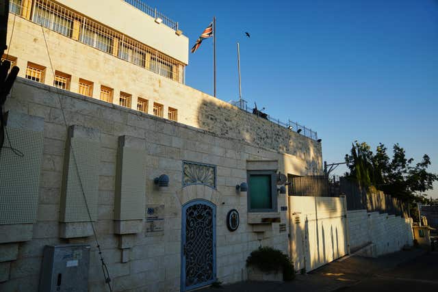 The British Consulate in east Jerusalem