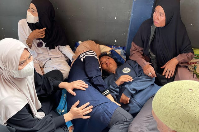 Relatives of passengers
