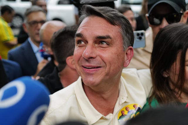 Opposition presidential candidate Flavio Bolsonaro