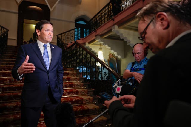 US secretary of state Marco Rubio
