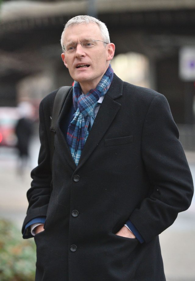 Jeremy Vine outside court
