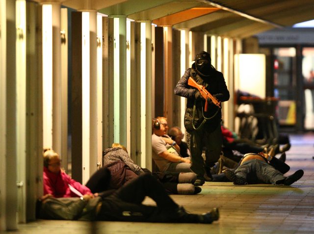 Test exercises for police combating terrorism have been held across the UK (Mark Runnacles/PA)