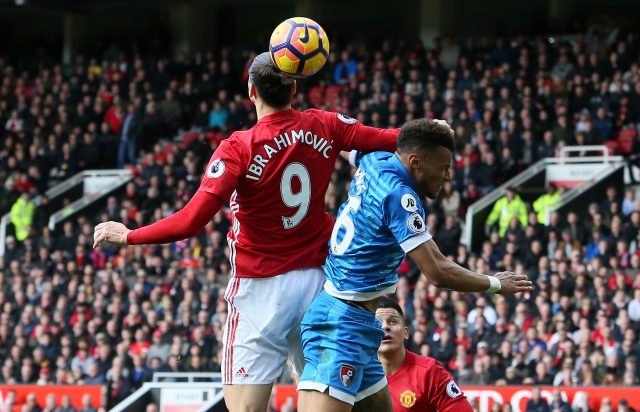 The clashes between Zlatan Ibrahimovic and Tyrone Mings might have been resolved in the game using video (Richard Sellers/EMPICS)