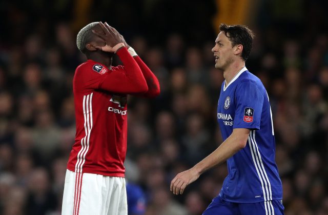 Paul Pogba (left) will be under scrutiny after an underwhelming display at Chelsea (Nick Potts/PA)