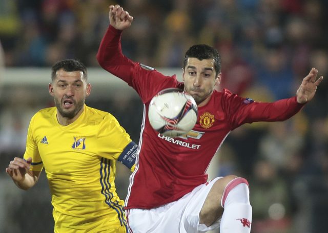 Rostov will be without Aleksandr Gatskan, left (Denis Tyrin/AP)