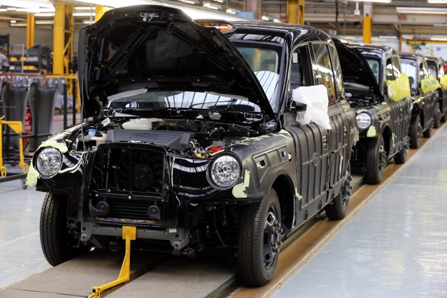 New 300m London Taxi Company Plant To Make Only Electric Vehicles The Production Line At London Taxi Company In Coventry Chris Radburn Pa