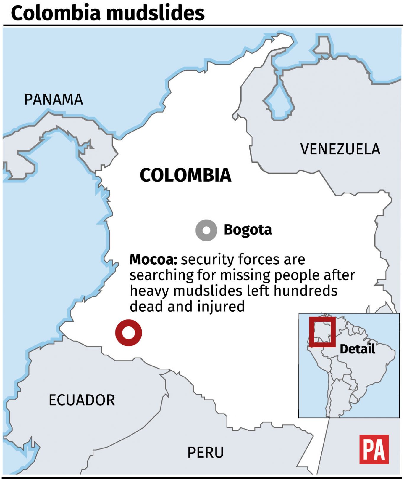 More than 200 killed in Colombia avalanche More than 200 killed in Colombia avalanche