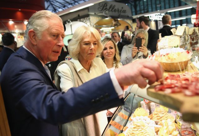 UK's Prince Charles visits quake-hit town in central Italy