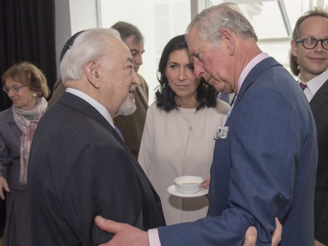 Charles meets a Holocaust survivor