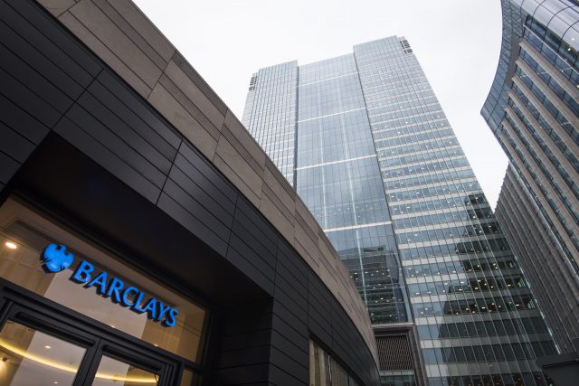 Barclays have issued the chief executive with a formal written reprimand