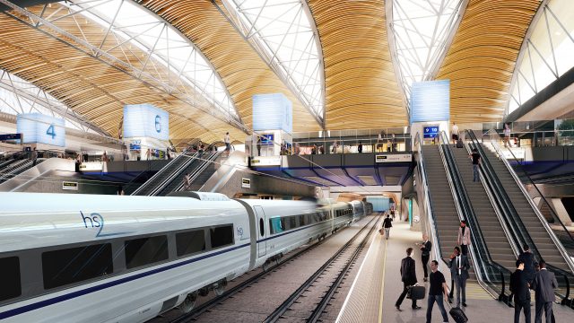 New Euston station design