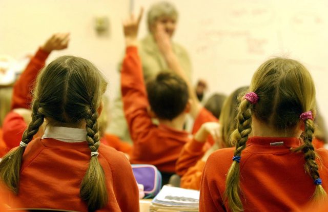 A total of 16,655 primary pupils were being taught in class sizes of 40 or greater, figures showed.