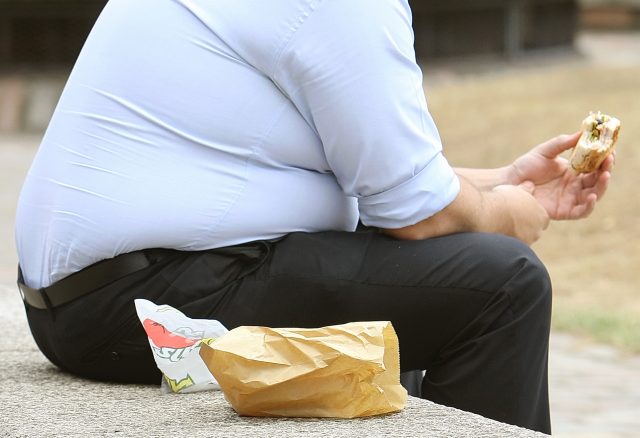 Obesity has led to 20,000 cases of kidney cancer in England in the last decade (Dominic Lipinski/PA)