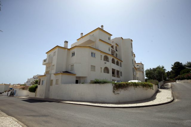 The apartment block in Praia Da Luz, Portugal where Madeleine went missing (Steve Parsons/PA)