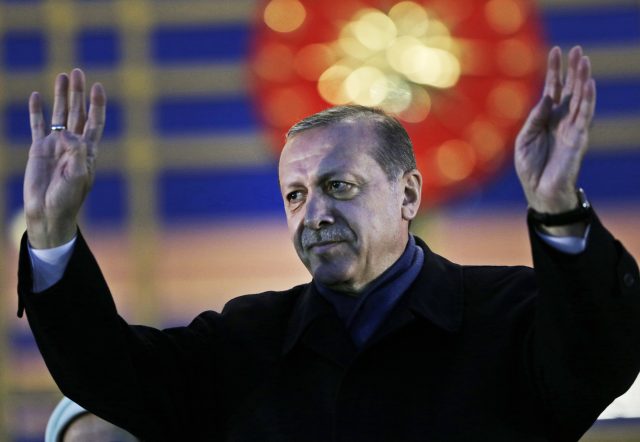 Recep Tayyip Erdogan side had a narrow victory (Burhan Ozbilici/AP)