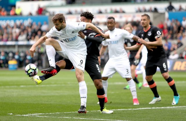 Llorente in action. (David Davies/PA)