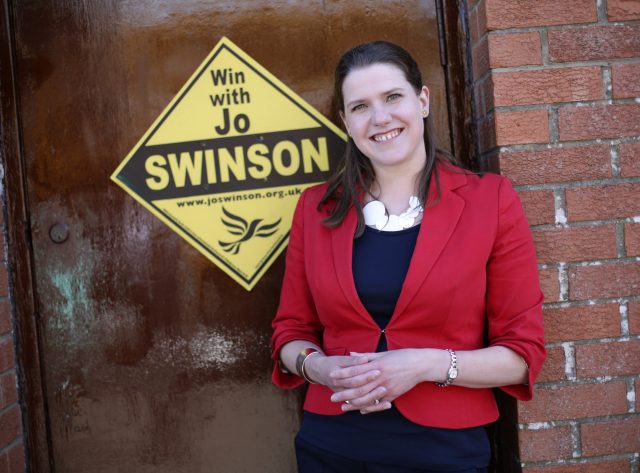 Liberal Democrats' Jo Swinson (Yui Mok/PA)