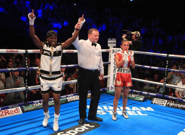 Nicola Adams reacts to win over Maryan Salazar