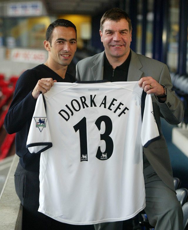 Youri Djorkaeff and Sam Allardyce