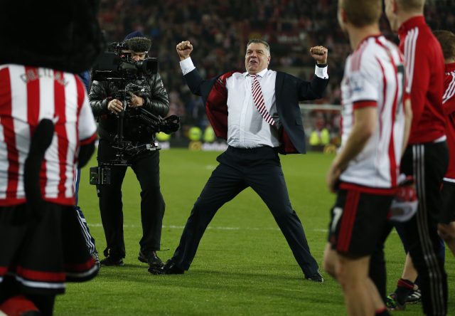 Sam Allardyce celebrates