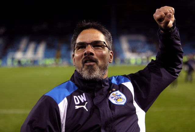 David Wagner celebrates victory
