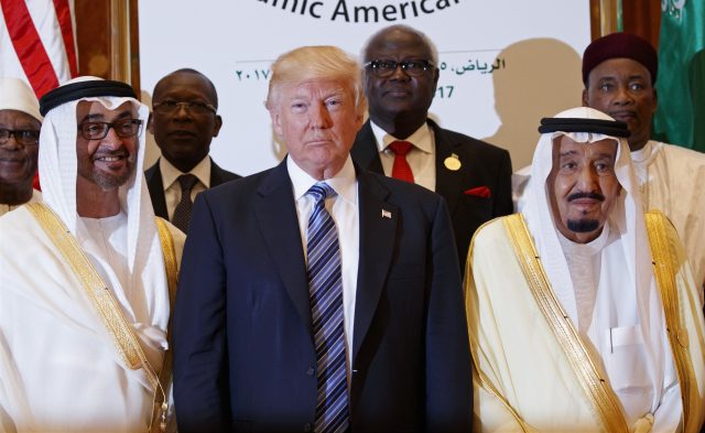President Donald Trump and King Salman