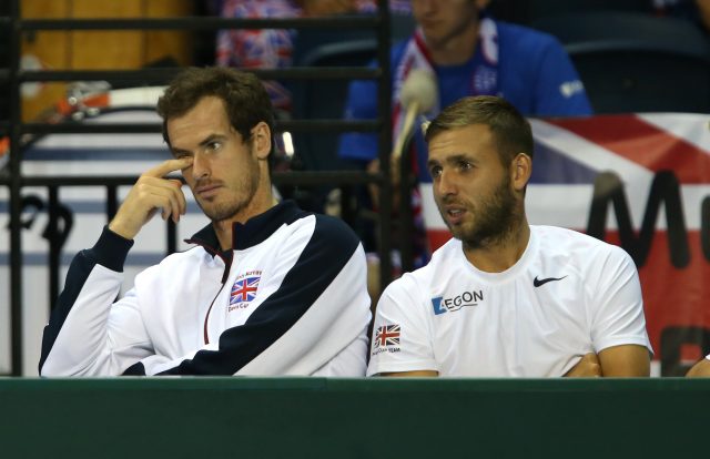 Fellow Brits Andy Murray (left) and Dan Evans (right) go into the main draw (Andrew Milligan/PA)